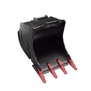 Kasimo kaušas Rototilt 1030 mm su dantimis J300 – S60/QC60 (15–18 t) 5407425