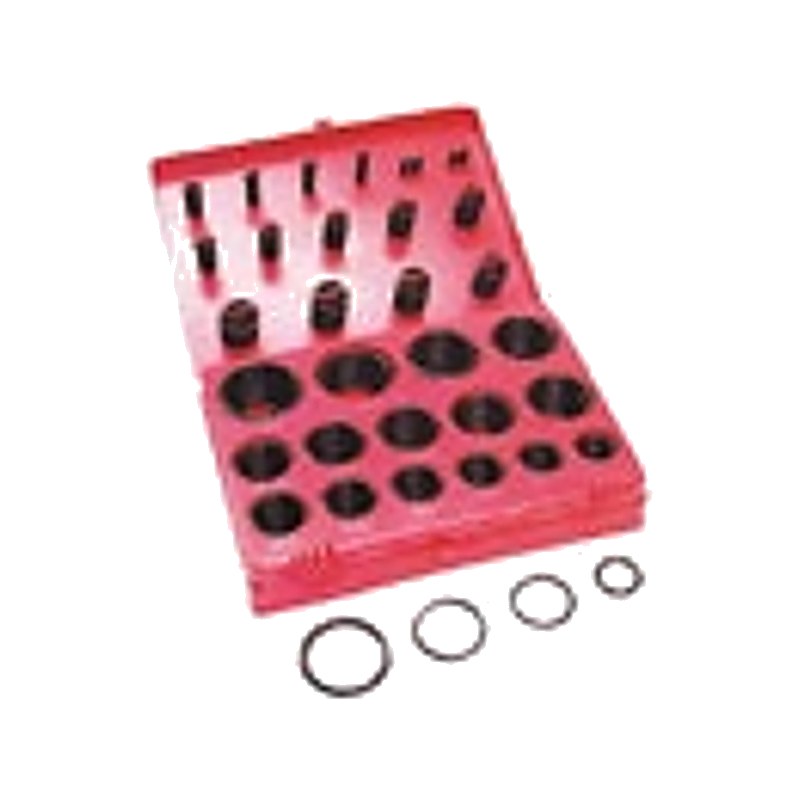 O žiedų rinkinys 383 vnt. (3–44 mm, skerspjūvis 2–4 mm) 1 O žiedų rinkinys 383 vnt. (3–44 mm, skerspjūvis 2–4 mm)